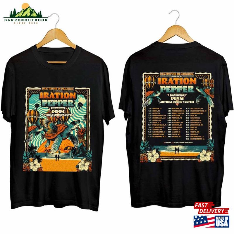 Iration Daytrippin In Paradise Summer 2024 Shirt Band Fan Sweatshirt Classic Iration Daytrippin In Paradise Summer 2024 Shirt Band Fan Sweatshirt Classic