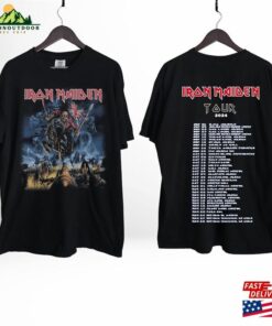 Iron Maiden 2024 Tour Shirt Official Merchandise Concert Classic Hoodie