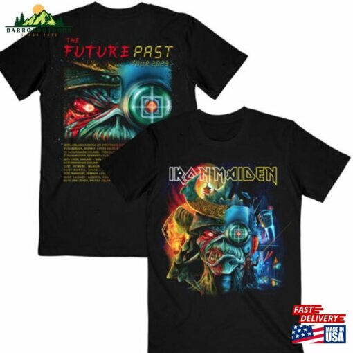 Iron Maiden Future Past 2023 Tour Tee Shirt T-Shirt Hoodie