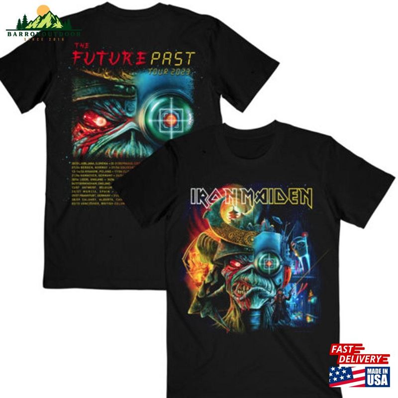Iron Maiden Future Past 2023 Tour Tee Shirt T-Shirt Hoodie Iron Maiden Future Past 2023 Tour Tee Shirt T-Shirt Hoodie