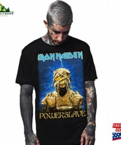 Iron Maiden Powerslave Rock Band T-Shirt Classic Unisex