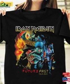 Iron Maiden The Future Past 2023 Tour Dates Shirt Metal Band Unisex Vintage Tee Classic