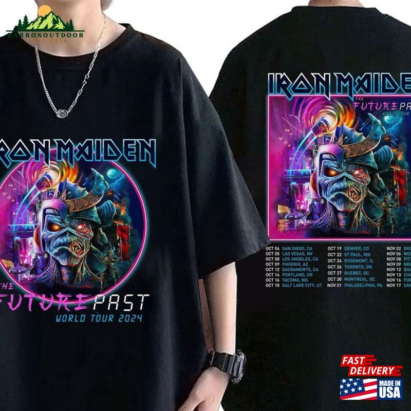 Iron Maiden The Future Past Tour 2024 Shirt Concert Tee Fan Gift Sweatshirt T-Shirt Iron Maiden The Future Past Tour 2024 Shirt Concert Tee Fan Gift Sweatshirt T-Shirt