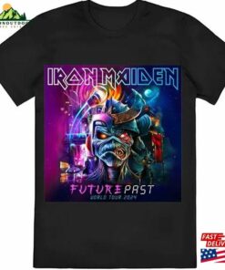 Iron Maiden The Future Past Tour World 2024 Shirt Hoodie Rock Concert T-Shirt Sweatshirt