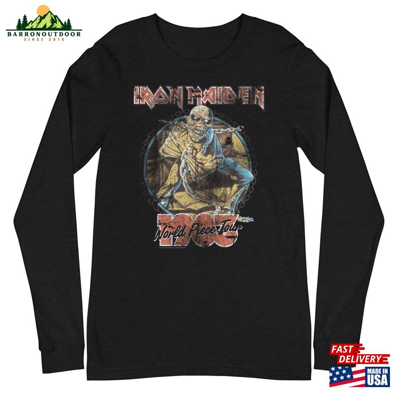 Iron Maiden World Peace Tour Long Sleeve T-Shirt Unisex Sweatshirt Iron Maiden World Peace Tour Long Sleeve T-Shirt Unisex Sweatshirt