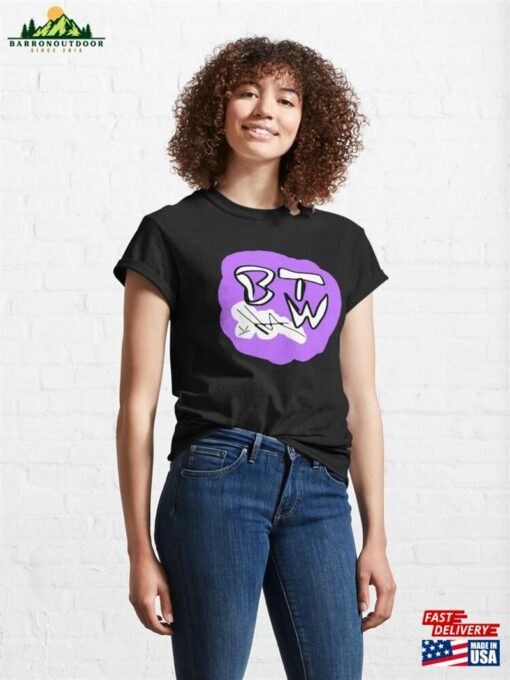 Istay In Shirts Btw Purple Classic T-Shirt Hoodie