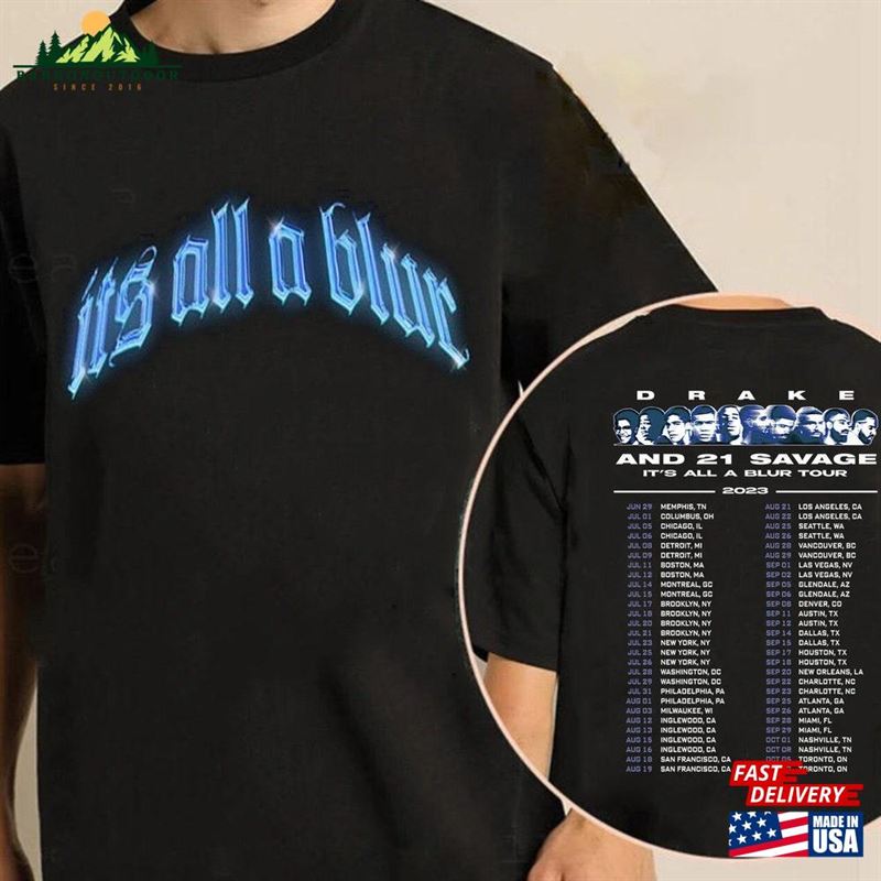 It’S All A Blur Tour Shirt Drakkee Tee It Sweatshirt Unisex It’S All A Blur Tour Shirt Drakkee Tee It Sweatshirt Unisex