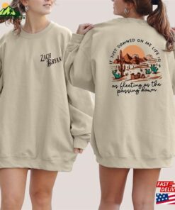 It Just Dawned On Me As Fleeting The Passing Dawn Zach Bryan Sweatshirt Western Crewneck Hoodie T-Shirt