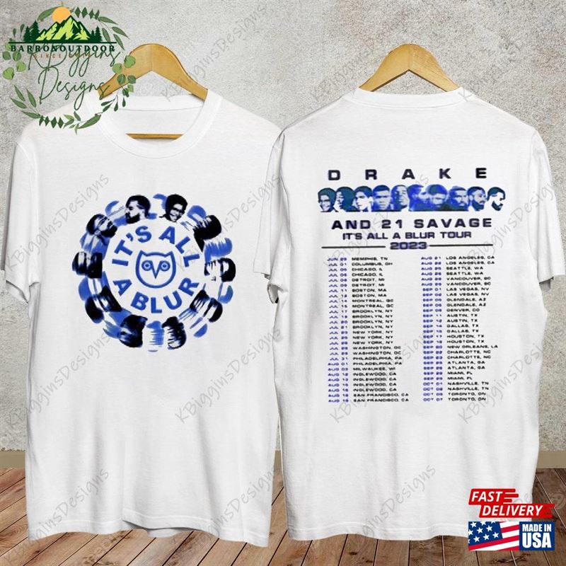 It's All A Blur Tour 2023 Shirt Drake 21 Savage T-Shirt Sweatshirt It's All A Blur Tour 2023 Shirt Drake 21 Savage T-Shirt Sweatshirt