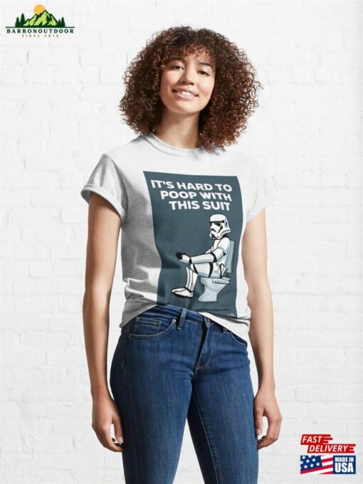 It’s Hard To Poop With This Suit Classic T-Shirt Unisex Hoodie