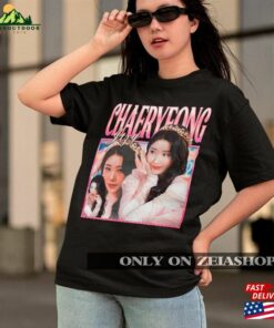 Itzy Chaeryeong Retro 90S Bootleg T-Shirt Shirt Kpop Sweatshirt Hoodie