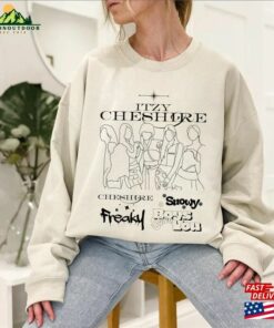 Itzy Cheshire Track List Album Sweatshirt Gift For Fan Midzy Classic Unisex