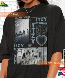 Itzy Kpop Shirt Kill My Doubt Album Sweatshirt V2 Vintage Retro Graphic Music Unisex Gifts Fan Hoodie