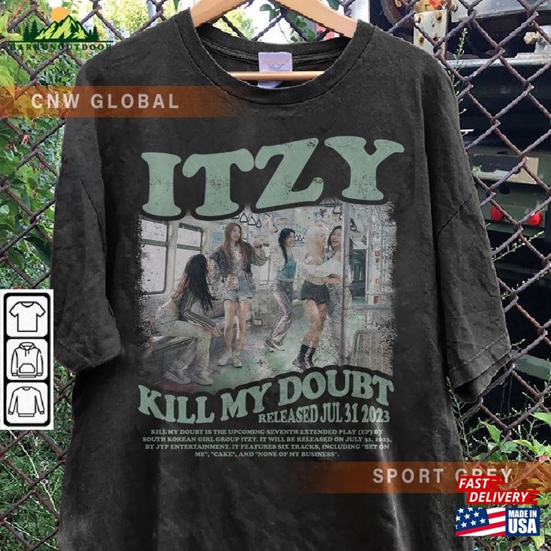 Itzy Kpop Shirt Kill My Doubt Album Sweatshirt V3 Vintage Retro Graphic Music Unisex Gifts Fan Hoodie Classic Itzy Kpop Shirt Kill My Doubt Album Sweatshirt V3 Vintage Retro Graphic Music Unisex Gifts Fan Hoodie Classic