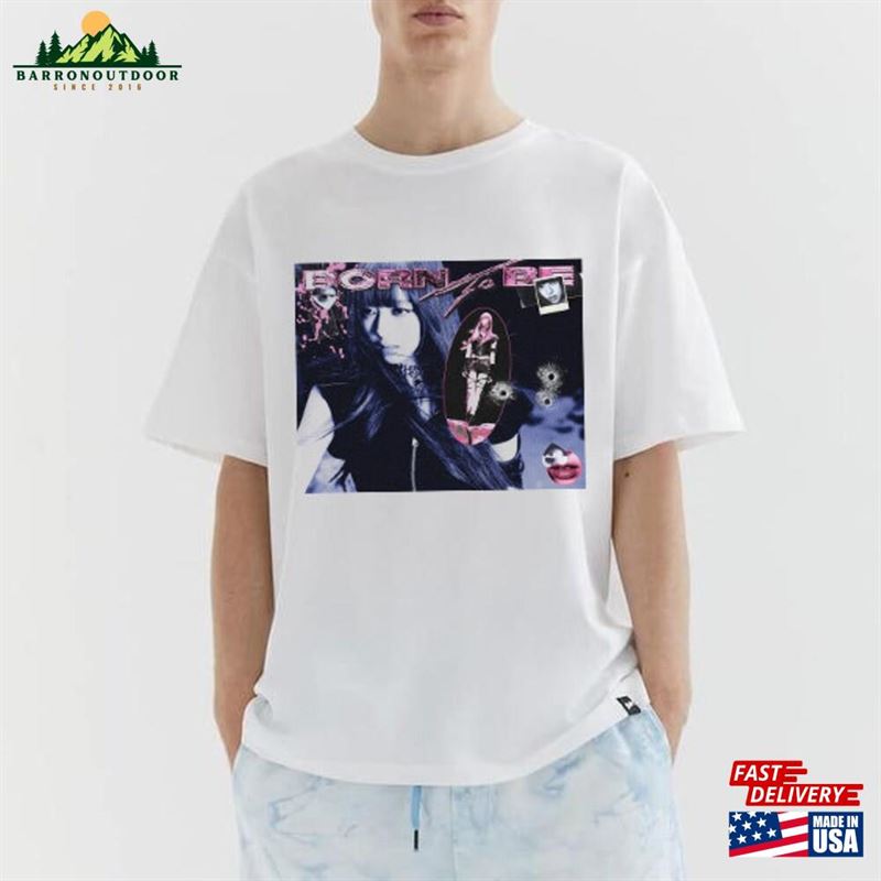 Itzy Yuna Shirt Born To Be Kpop Sweatshirt Shin Retro 90S Bootleg Unisex Itzy Yuna Shirt Born To Be Kpop Sweatshirt Shin Retro 90S Bootleg Unisex