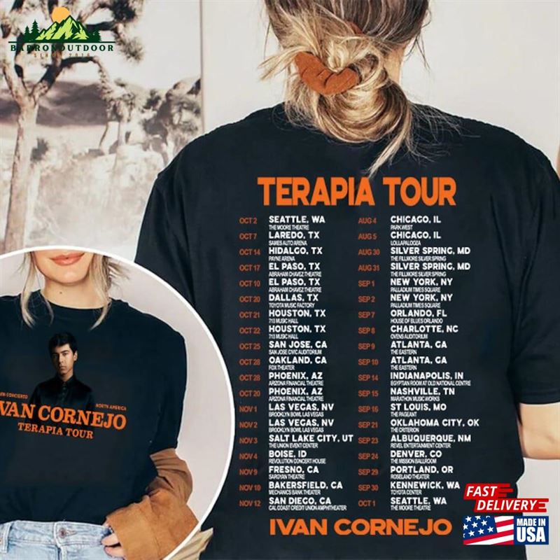 Ivan Cornejo Terapia 2023 Tour Shirt Fan Concert Unisex Classic Ivan Cornejo Terapia 2023 Tour Shirt Fan Concert Unisex Classic