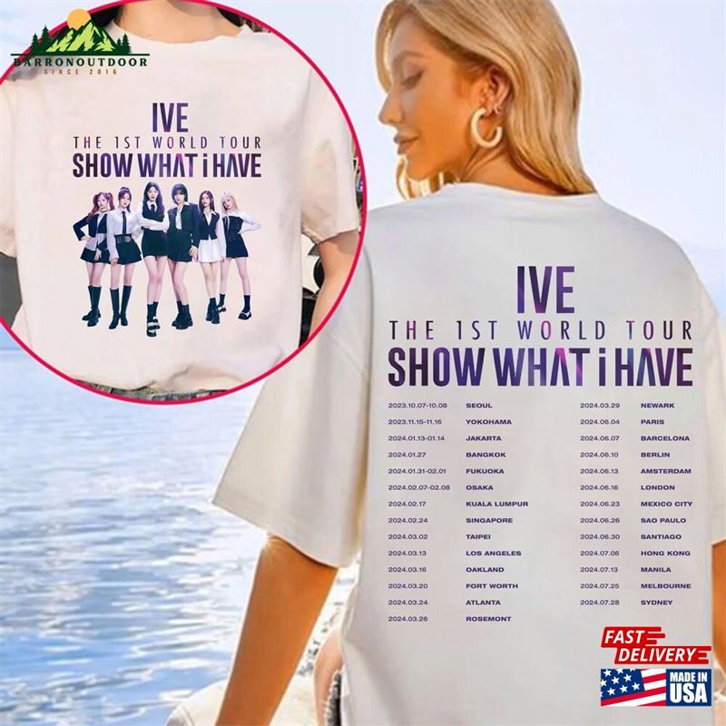 Ive The 1St World Tour Show What I Have Shirt Kpop Member Classic Hoodie Ive The 1St World Tour Show What I Have Shirt Kpop Member Classic Hoodie
