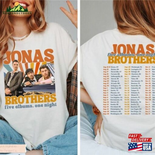 J Onas Brothers Band Tee Jonas Tour 2023 Comfort Colors Classic Sweatshirt