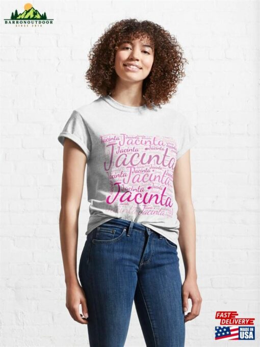 Jacinta Names Without Frontiers Classic T-Shirt Hoodie