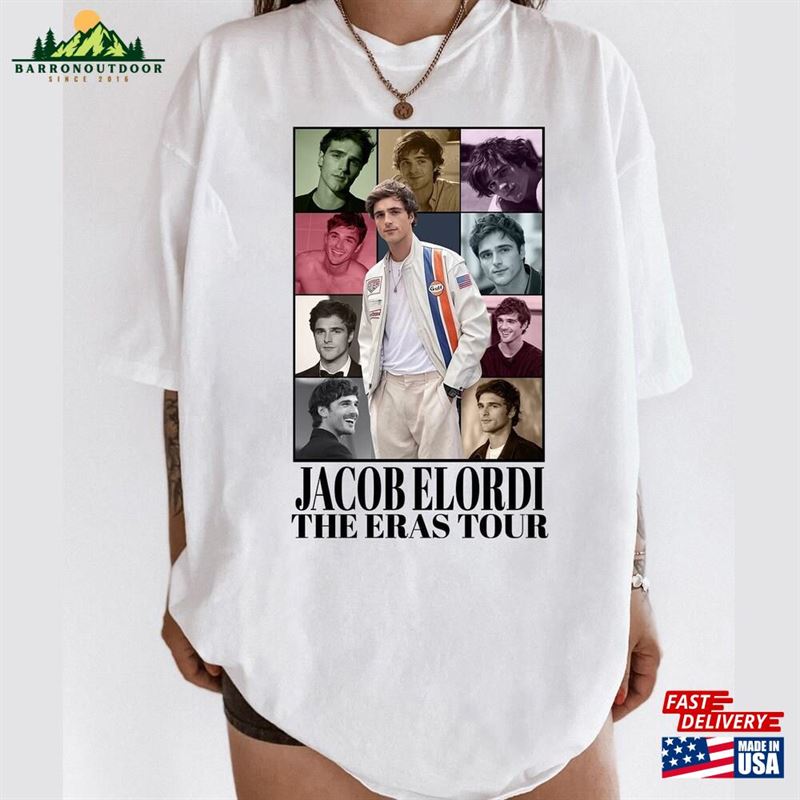 Jacob Elordi Era Tour T-Shirt Sweatshirt Classic Unisex Jacob Elordi Era Tour T-Shirt Sweatshirt Classic Unisex