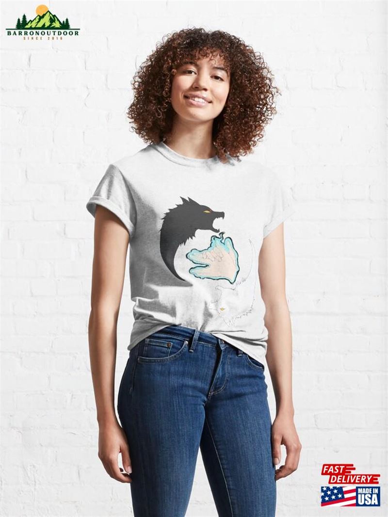 Jade Wolves Classic T-Shirt Hoodie Jade Wolves Classic T-Shirt Hoodie