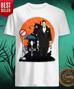 Coffee Is My Poison Wednesday Addams Sunset Halloween Shirt