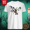 Colorful Dead Bears Pumpkins Tree Halloween Shirt