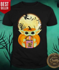 Cute Baby Pumpkin Trick Or Treat Moon Halloween Shirt
