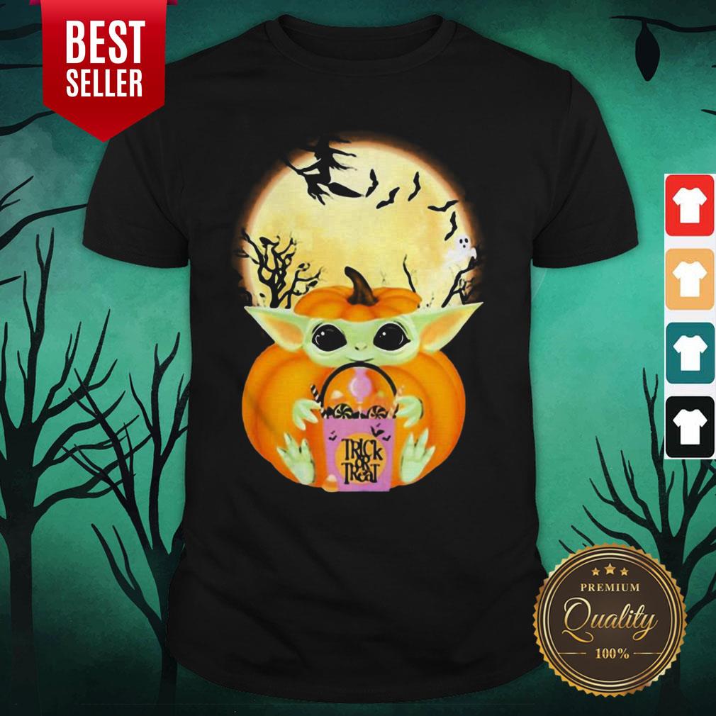 Cute Baby Pumpkin Trick Or Treat Moon Halloween Shirt Cute Baby Pumpkin Trick Or Treat Moon Halloween Shirt