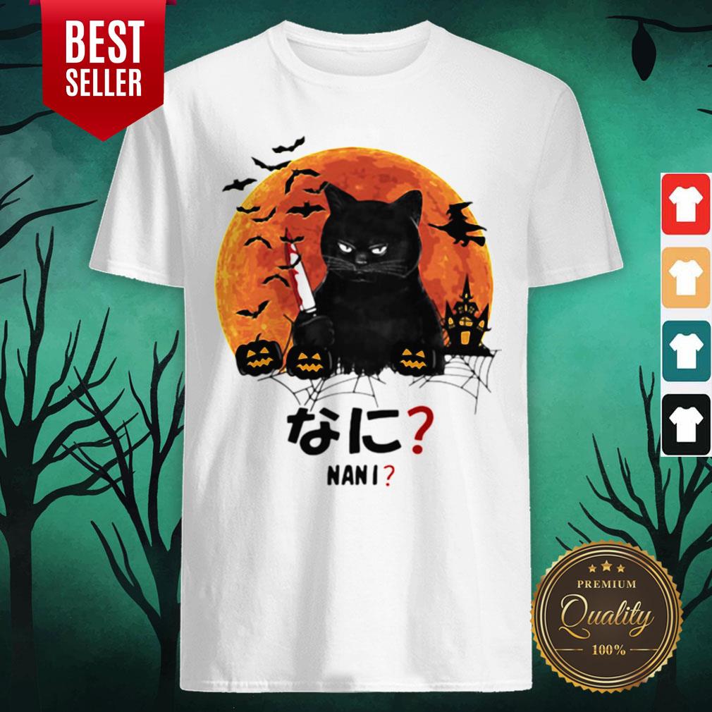 Cute Nani Cat Killer Moon Halloween Shirt Cute Nani Cat Killer Moon Halloween Shirt