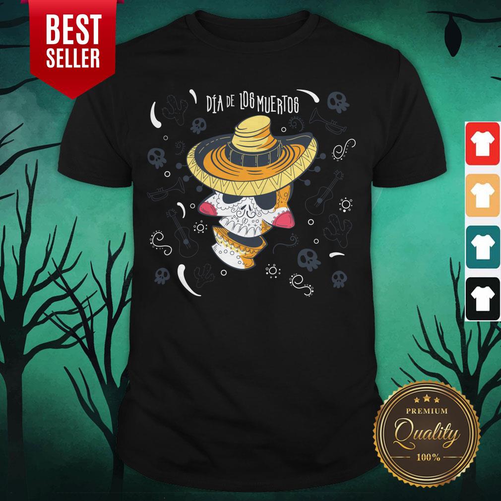 Dia De Los Muertos Cowboy Sugar Skull Shirt Dia De Los Muertos Cowboy Sugar Skull Shirt