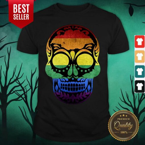 Dia De Los Muertos Steampunk Sugar Skull Halloween Shirt