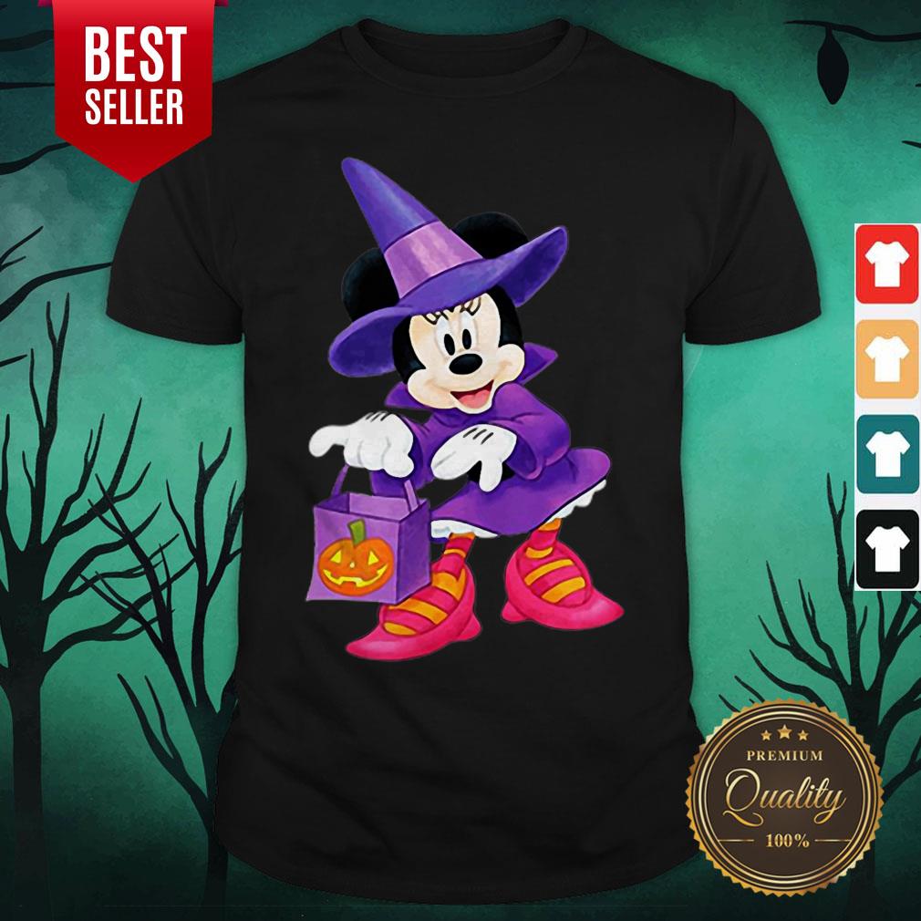 Disney Minnie Mouse Trick Or Treating Halloween Shirt Disney Minnie Mouse Trick Or Treating Halloween Shirt