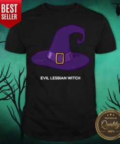 Evil Lesbian Witch Hat Halloween Shirt