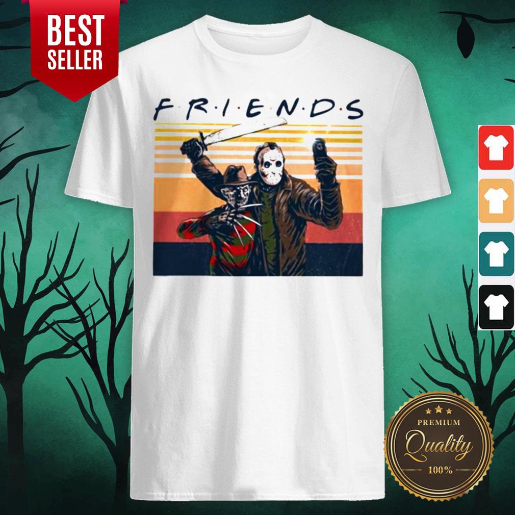 Freddy Krueger And Michael Myers Friends Vintage Retro Halloween Shirt Freddy Krueger And Michael Myers Friends Vintage Retro Halloween Shirt