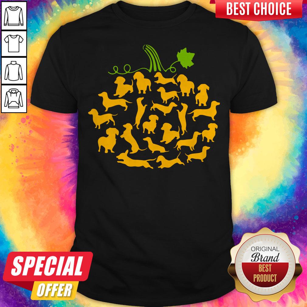 Funny Dachshund Pumpkin Halloween Shirt Funny Dachshund Pumpkin Halloween Shirt