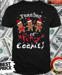 Funny Gingerbeard Teacher Of Tiny Cookies Christmas Shirt Funny Gingerbeard Teacher Of Tiny Cookies Christmas Shirt