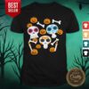Funny Mexican Skulls Pumpkins With Face Shirt
