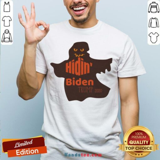 Ghost Hidin’ Biden Trump 2020 Halloween Shirt