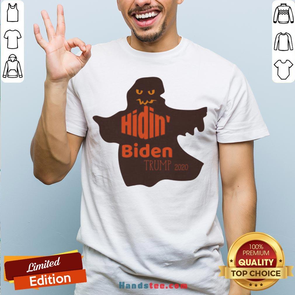 Ghost Hidin' Biden Trump 2020 Halloween Shirt Ghost Hidin' Biden Trump 2020 Halloween Shirt
