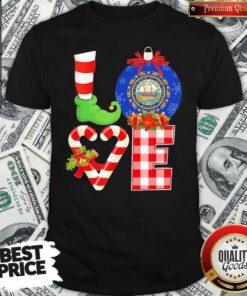 Good Elf Love Seal Of The State Of Hampshire 1776 Christmas Shirt Good Elf Love Seal Of The State Of Hampshire 1776 Christmas Shirt