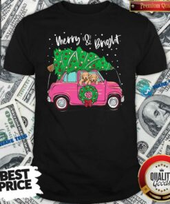 Good Merry And Bright Pitbull Dog Ugly Christmas Shirt Good Merry And Bright Pitbull Dog Ugly Christmas Shirt