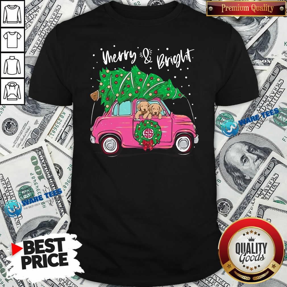 Good Merry And Bright Pitbull Dog Ugly Christmas Shirt Good Merry And Bright Pitbull Dog Ugly Christmas Shirt