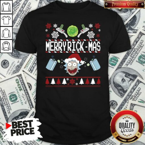 Good Rick And Morty Merry Swiftmas Merry Rickmas Ugly Christmas Shirt