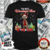 Good Weimaraner The Most Wonderful Time Of The Year Ugly Christmas Shirt