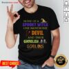 Home Of A Spooky Witch One Handsome Devil And Their Ghoulish Goblins Halloween Shirt