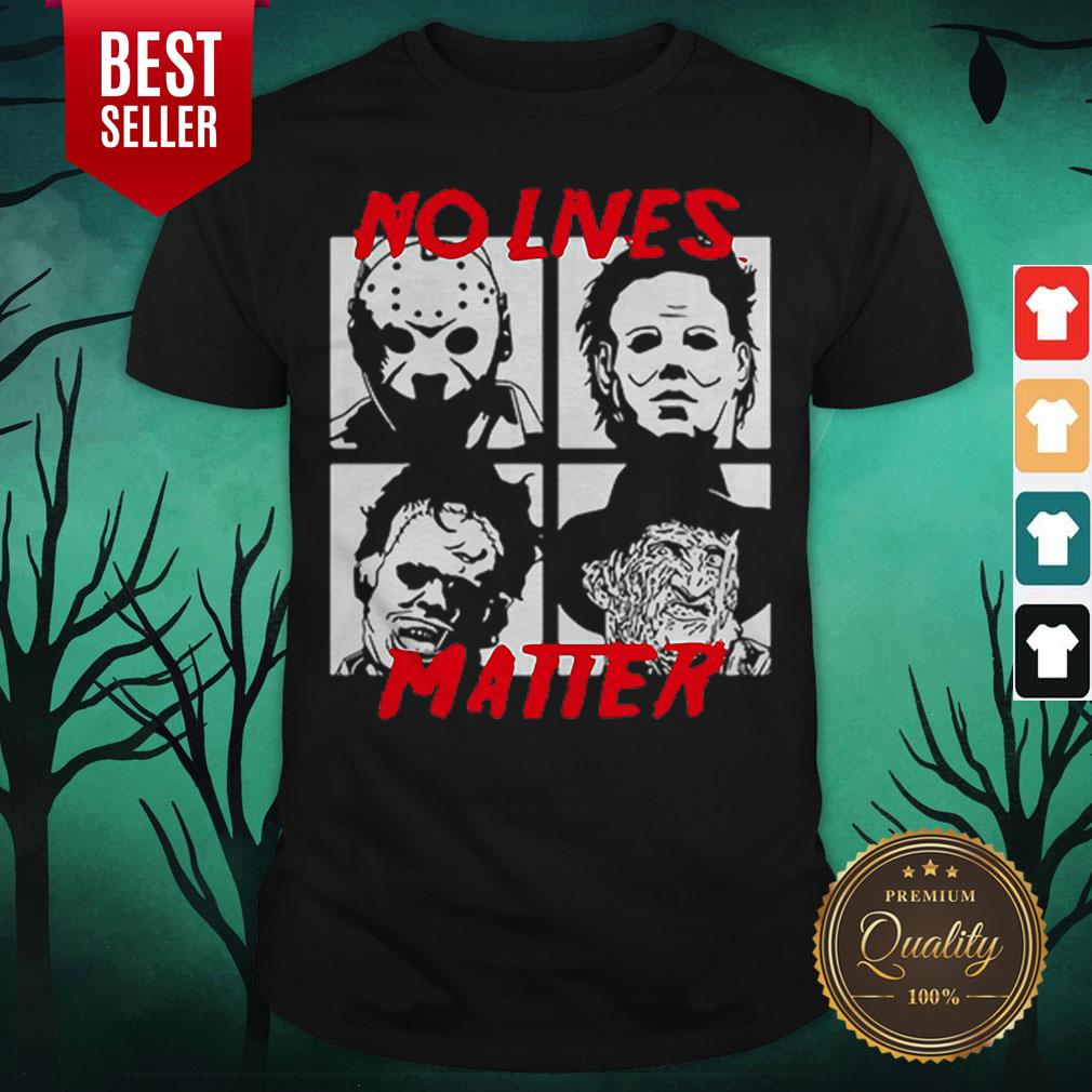 Horror Characters No Lives Matter Halloween Shirt Horror Characters No Lives Matter Halloween Shirt