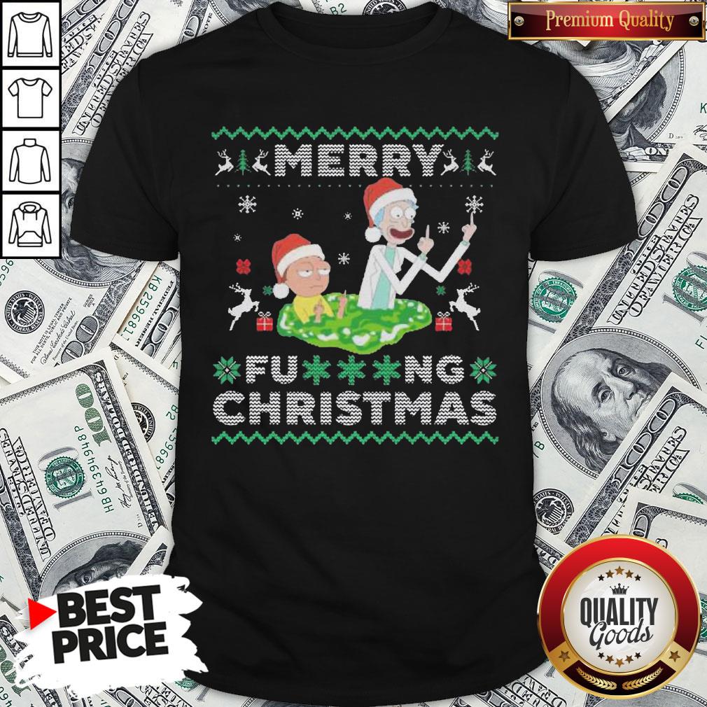 Hot Santa Rick And Morty Merry Fucking Christmas Shirt Hot Santa Rick And Morty Merry Fucking Christmas Shirt
