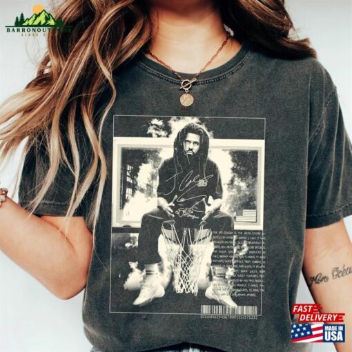 J Cole Vintage 90S Graphic Style T-Shirt Merch Blur Tour 2024 Album Hip Hop Rap Unisex