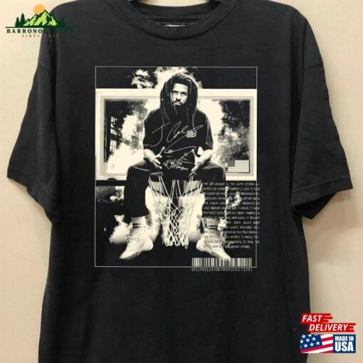 J Cole Vintage 90S Graphic Style T-Shirt Merch Blur Tour 2024 Album Hip Hop Rap Unisex Classic